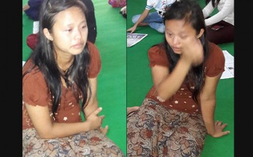 ပါး အခ်က္ (၇၀) အရုိက္ခံရတဲ့ အိမ္ေဖၚမေလး