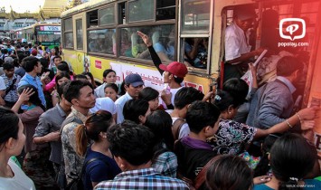 YBS ယာဥ္လိုင္းမ်ားတြင္ ခါးပိုက္ႏႈိက္သတိျပဳရန္ လုပ္အားေပးအဖဲြ႕မ်ားသတိေပး
