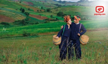 ပအို၀္း၀တ္စံု နဲ႔ Pre Wedding ႐ိုက္ကူးခဲ့တဲ့ နန္းျမတ္ၿဖိဳးသင္း 