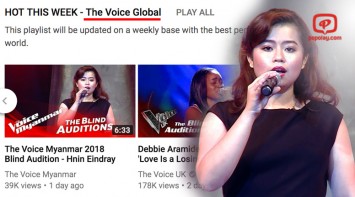 The Voice Global ရဲ့ ထိပ္တန္းစာရင္းထဲဝင္သြားတဲ့ ႏွင္းအိေျႏၵရွင္
