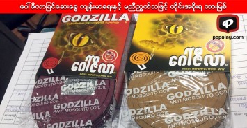 ေဂၚဇီလာျခင္ေဆးေခြ က်န္းမာေရးႏွင့္ မညီညြတ္သျဖင့္ ထိုင္းအစိုးရ တားျမစ္