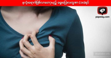 နှလုံးရောဂါဖြစ်လာတော့မည့် ရှေးပြေးလက္ခဏာ(၁၀)ရပ်